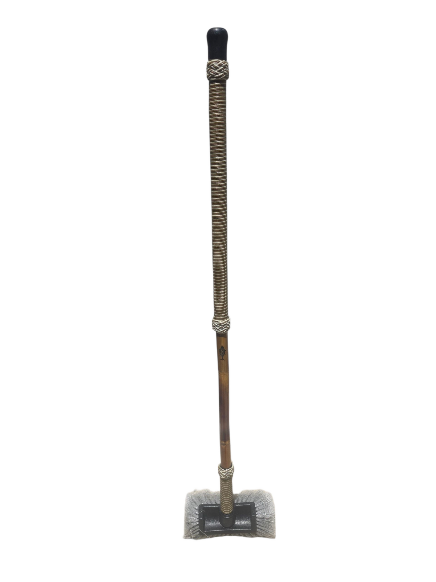 Boat Deck Brush in Tan/White (Local Legend) with 10" Soft Bristle Brush Head