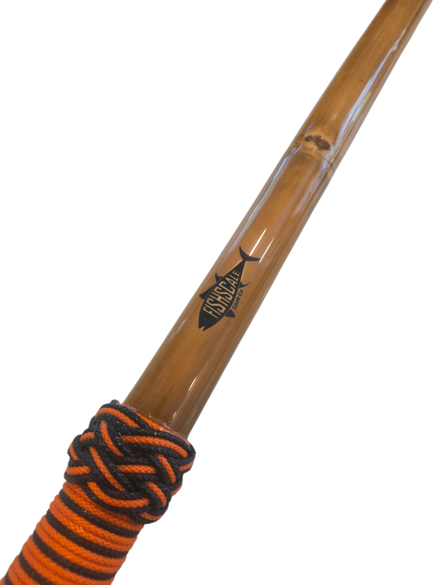 Boat Deck Brush in Orange/Black (Fish Machine) with 10" Soft Bristle Brush Head
