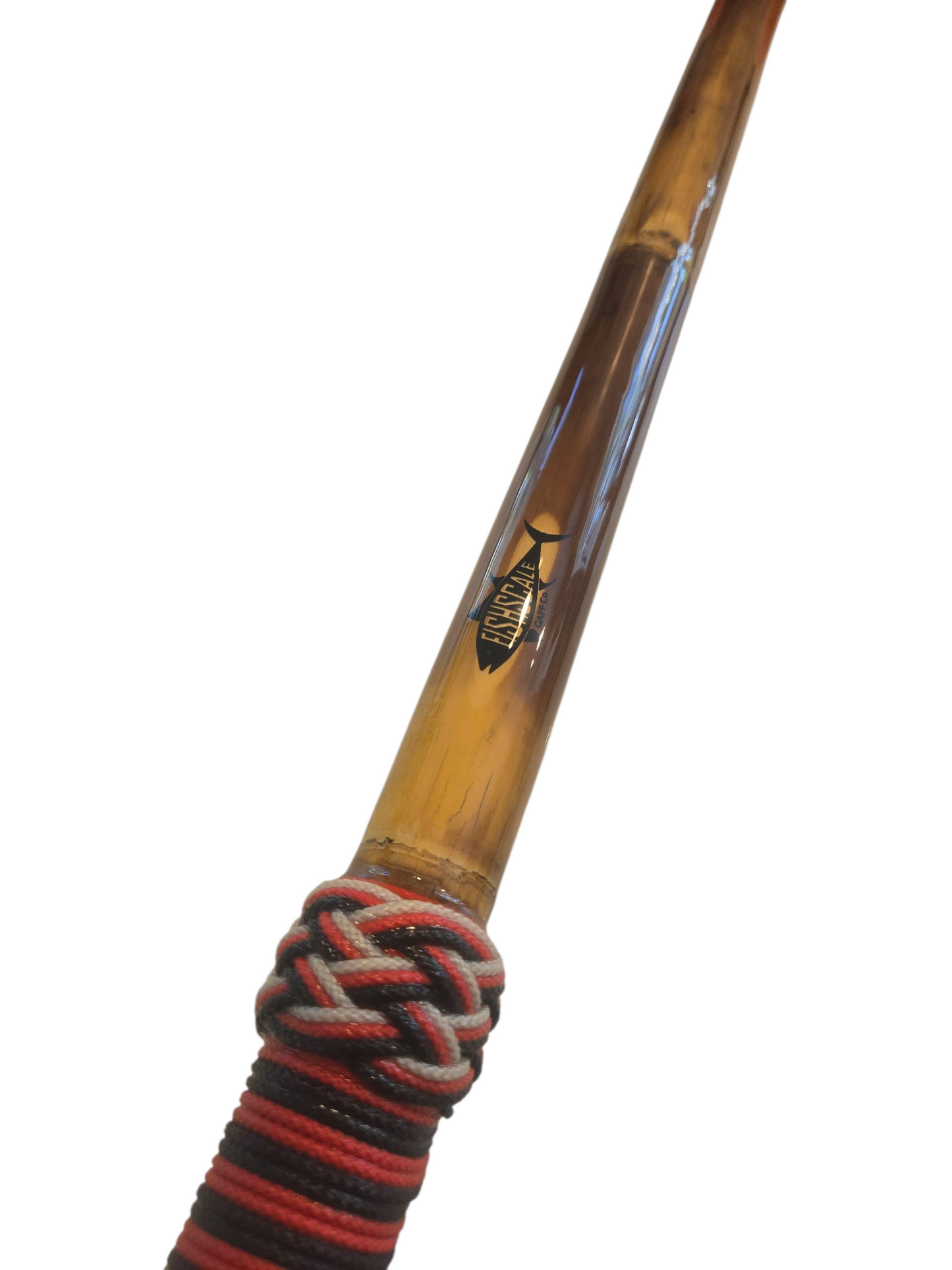 Boat Deck Brush in Red/Maroon/Black/White (Blodfest) with 10" Soft Bristle Brush Head