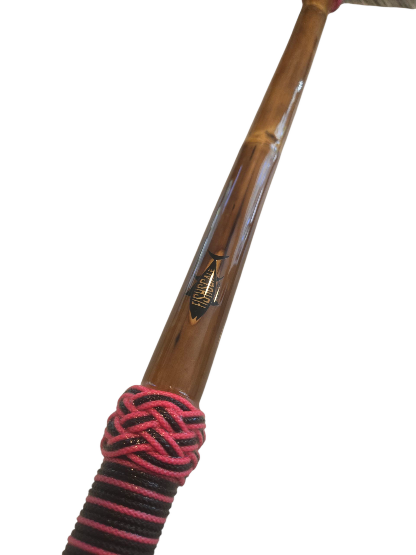 Boat Deck Brush in Black/Pink (Slay Stick) with 10" Soft Bristle Brush Head