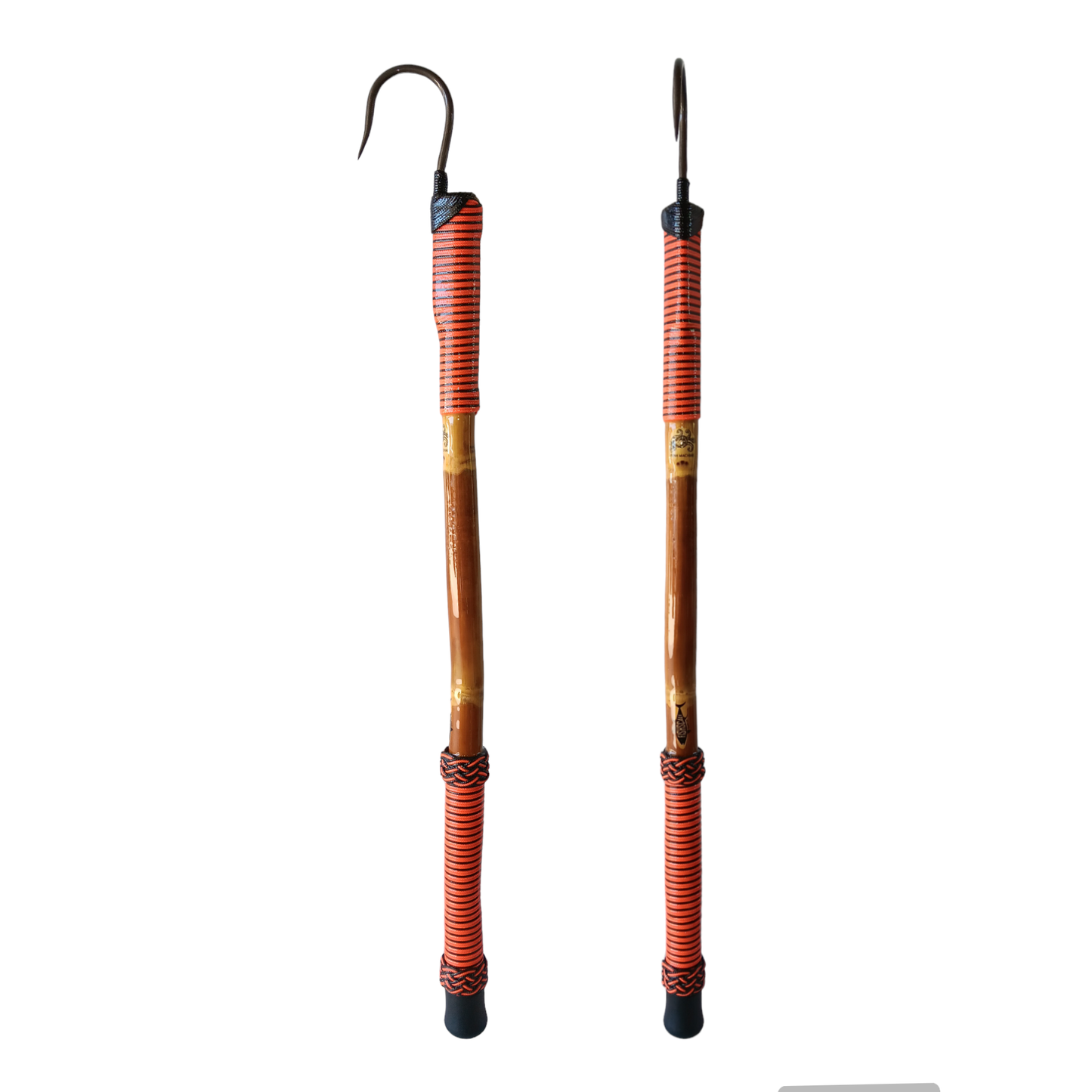 FISH MACHINE x Orange/Black with Corrosion-Resistant Smoked Steel Finished Hook