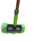 Boat Deck Brush in Neon Green/Purple (Slob Stick) with 10" Soft Bristle Brush Head