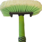 Boat Deck Brush in Neon Green/Purple (Slob Stick) with 10" Soft Bristle Brush Head