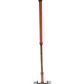 Boat Deck Brush in Orange/Black (Fish Machine) with 10" Soft Bristle Brush Head