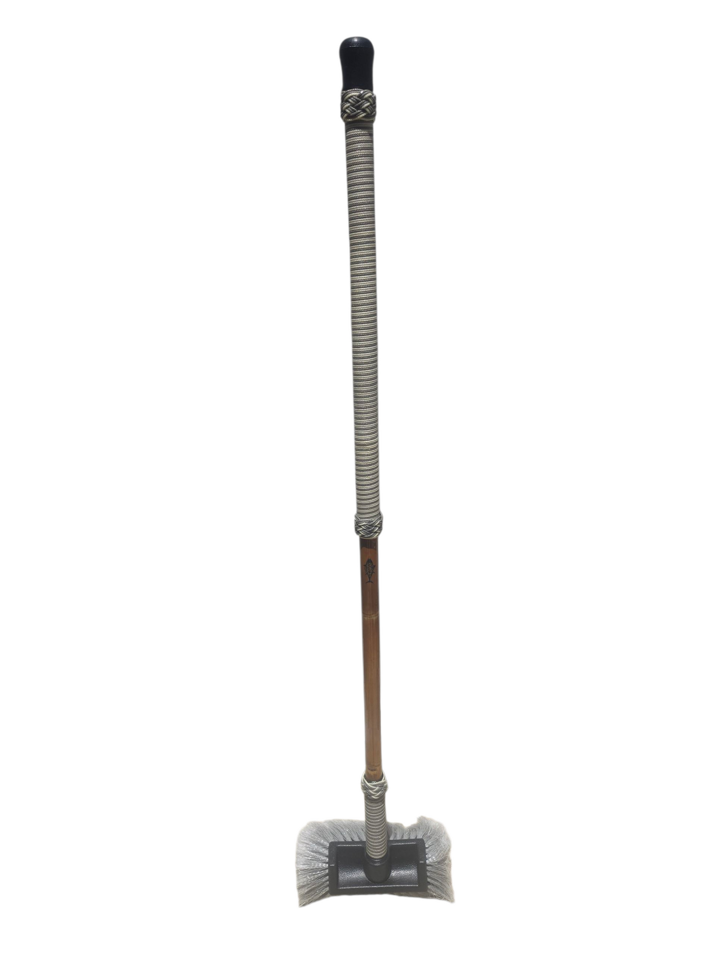 Boat Deck Brush in White/Gray (The White) w/ 10" Soft Bristle Brush