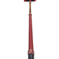 Boat Deck Brush in Red/Maroon/Black/White (Blodfest) with 10" Soft Bristle Brush Head