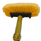 Boat Deck Brush in Green/Yellow/Gold (Pineapple Cyco) with 10" Soft Bristle Brush Head