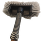 Boat Deck Brush in Grey/Black/White (Marauder) with 10" Soft Bristle Brush Head
