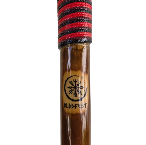 BLODFEST x Black/Maroon/Red/White with Corrosion-Resistant Dull Brass Finished Hook