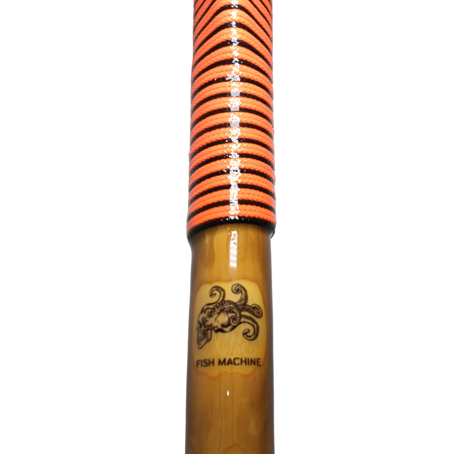 FISH MACHINE x Orange/Black with Corrosion-Resistant Smoked Steel Finished Hook
