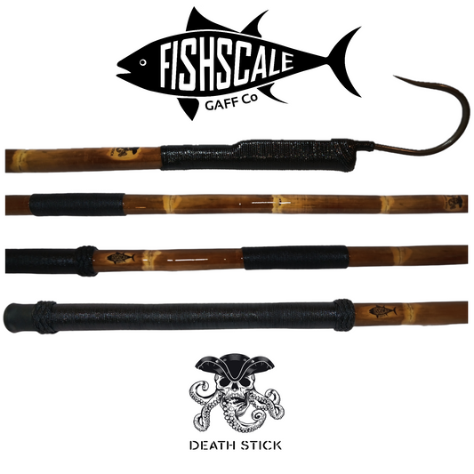 DEATH STICK x Black with Corrosion-Resistant Smoked Steel Finished Hook