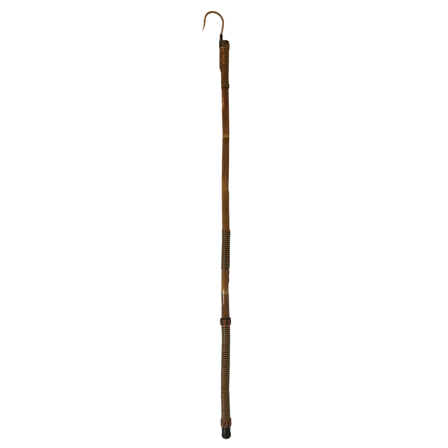 GANJA GAFF x Red/Gold/Green/Black Rasta Colors with Corrosion-Resistant Dull Brass Finished Hook