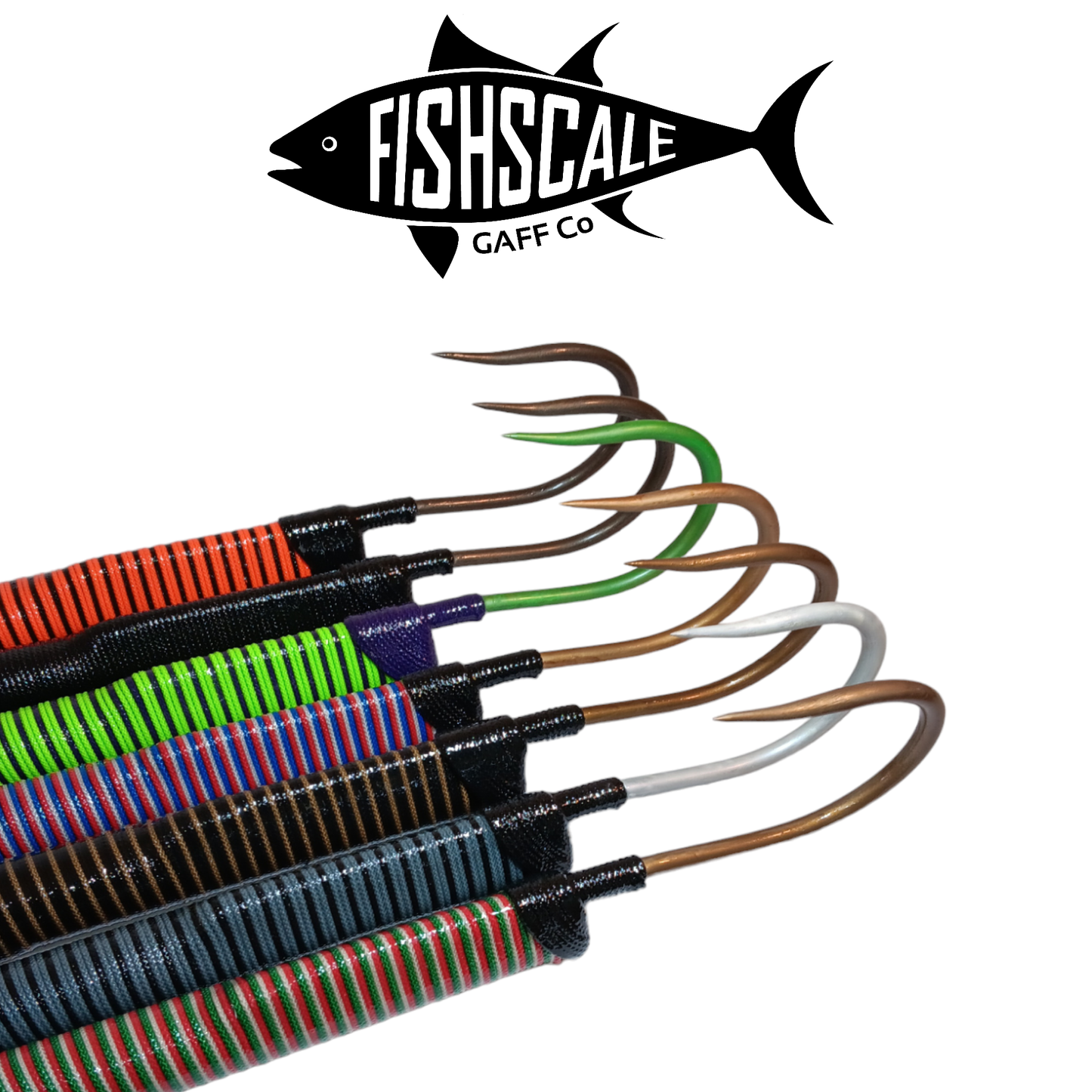 FISH MACHINE x Orange/Black with Corrosion-Resistant Smoked Steel Finished Hook