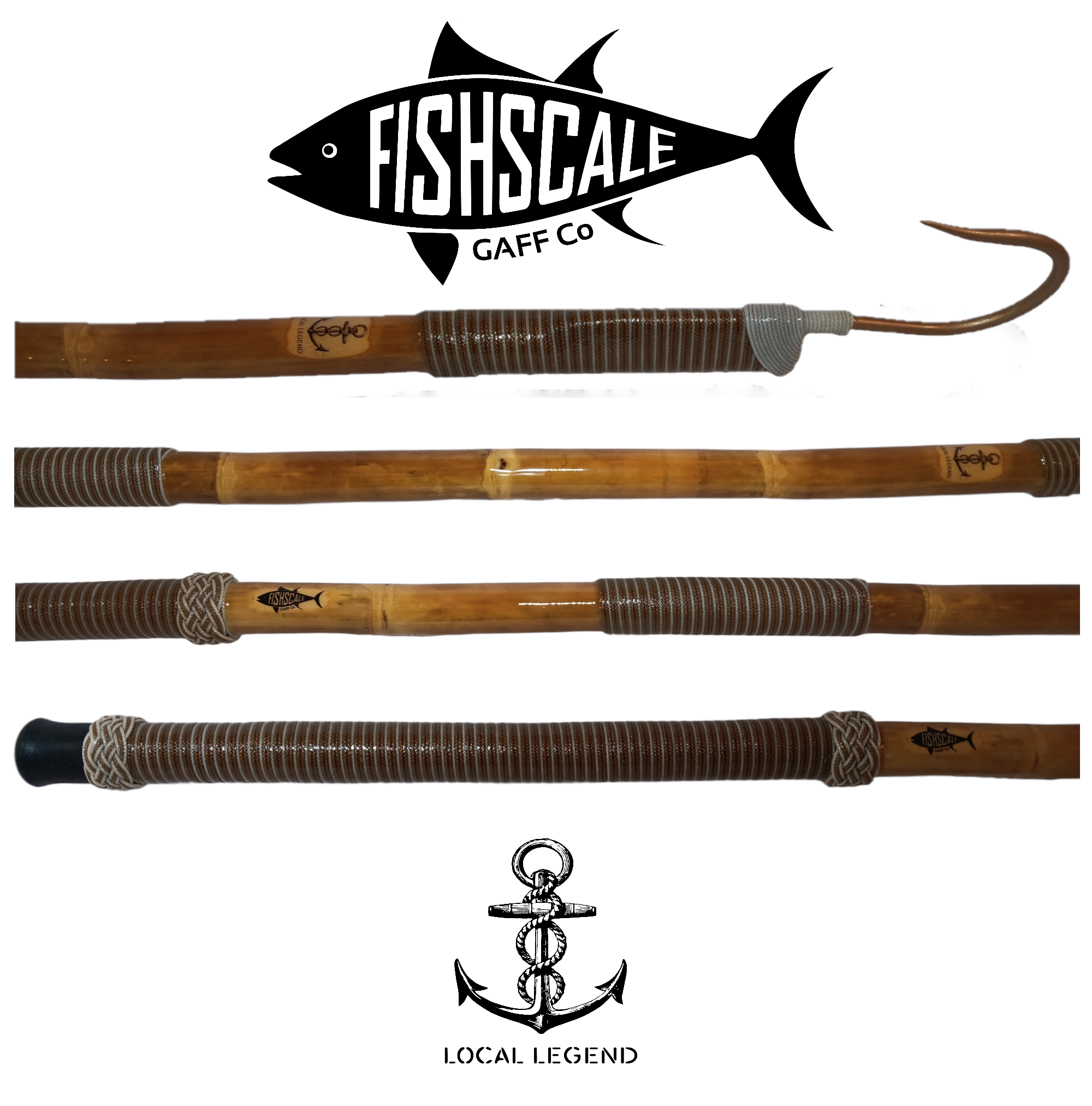 LOCAL LEGEND x Tan/White with Corrosion-Resistant Dull Brass