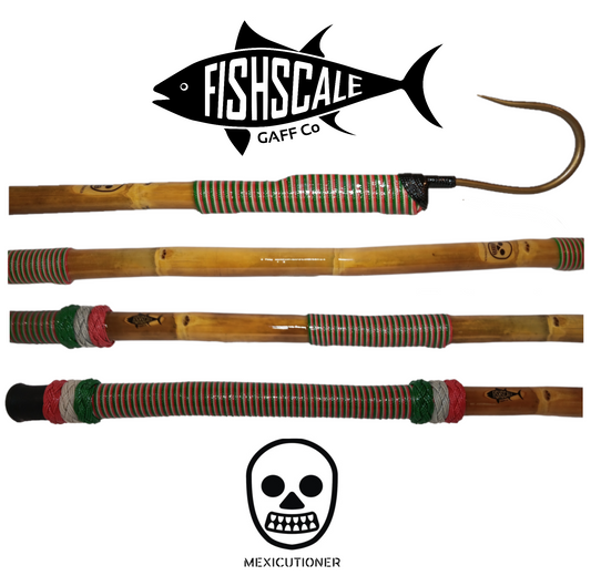 MEXICUTIONER x Green/White/Red with Corrosion-Resistant Pale Gold Finished Hook