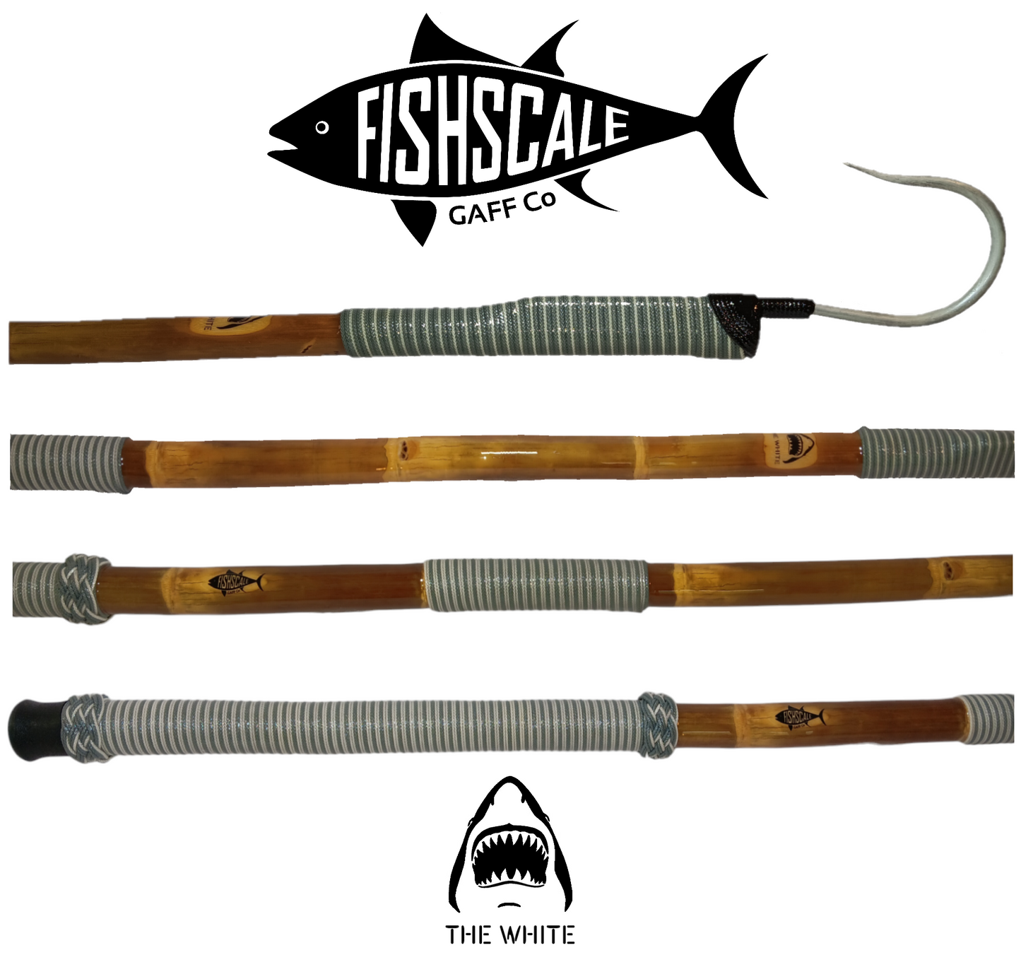 THE WHITE x White/Grey with Corrosion-Resistant Luster White Finished Hook