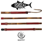 BLODFEST x Black/Maroon/Red/White with Corrosion-Resistant Dull Brass Finished Hook